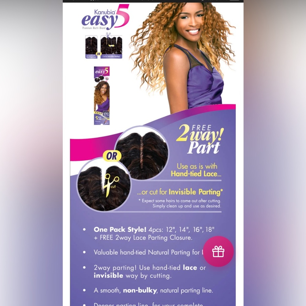Synthetic Hair: Sensationnel Kanubia Easy 5 Exotic Spiral